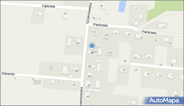 Rurzyca, Goleniowska, 68, mapa Rurzyca