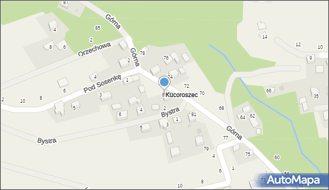 Rybna, Górna, 83, mapa Rybna