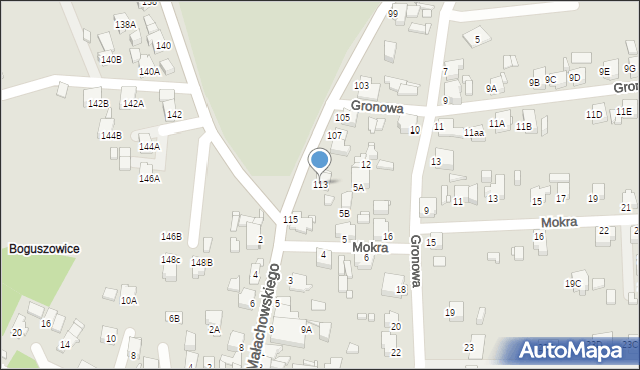 Rybnik, Gotartowicka, 113, mapa Rybnika