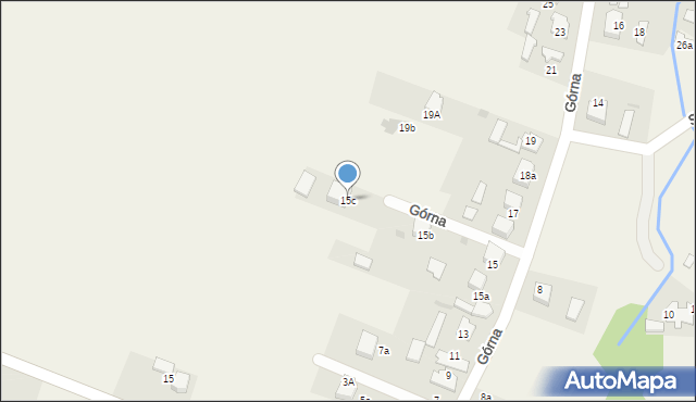 Ryczówek, Górna, 15c, mapa Ryczówek