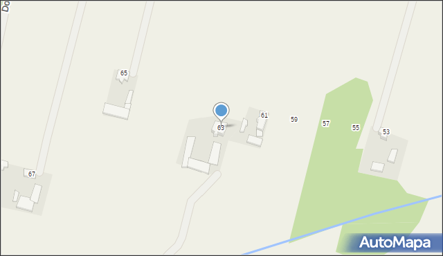 Rzakta, Górska, 63, mapa Rzakta