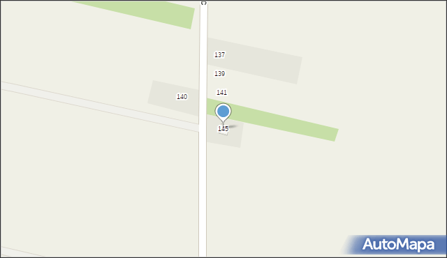 Rzeczyca, Gościniec, 145, mapa Rzeczyca