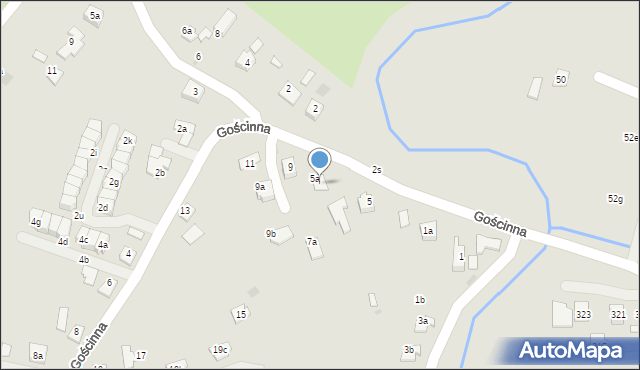 Rzeszów, Gościnna, 7, mapa Rzeszów
