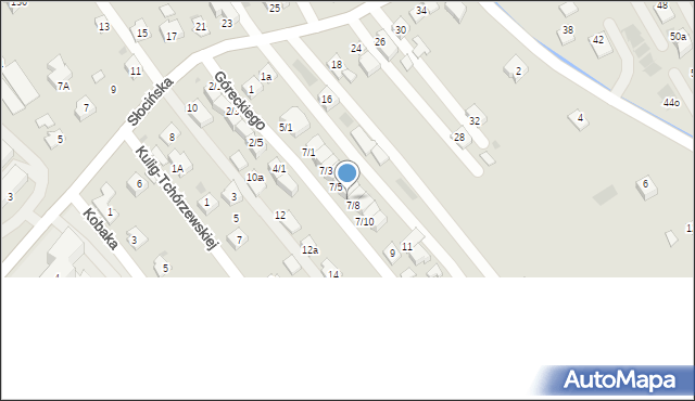 Rzeszów, Góreckiego Jana, 7/7, mapa Rzeszów