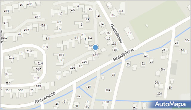 Rzeszów, Goździkowa, 12/2, mapa Rzeszów