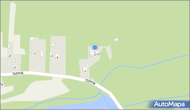 Rzuców, Górna, 2, mapa Rzuców