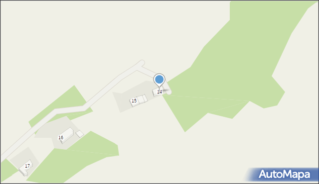 Sędziszowa, Górna, 14, mapa Sędziszowa