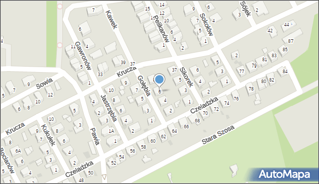 Siemianowice Śląskie, Gołębia, 6, mapa Siemianowice Śląskie