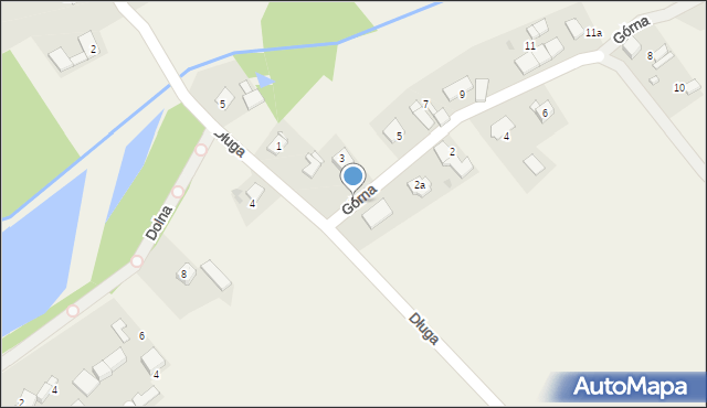 Sierakowice, Górna, 2B, mapa Sierakowice