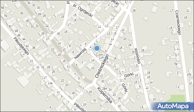 Siewierz, Górki, 13, mapa Siewierz