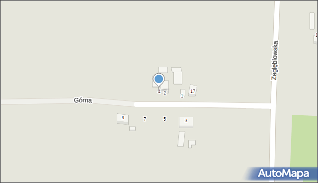 Siewierz, Górna, 4, mapa Siewierz