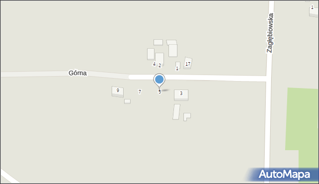 Siewierz, Górna, 5, mapa Siewierz