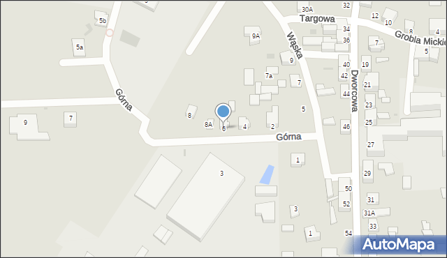 Skarszewy, Górna, 6, mapa Skarszewy