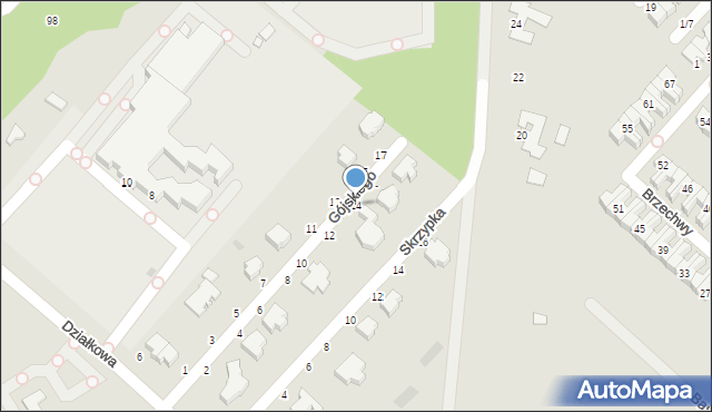 Skierniewice, Gójskiego Juliana Jerzego, por., 14, mapa Skierniewic