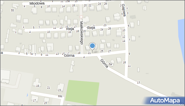 Skierniewice, Górna, 23, mapa Skierniewic