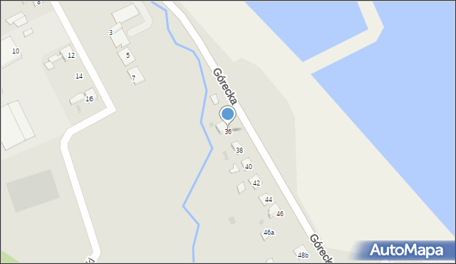 Skoczów, Górecka, 36, mapa Skoczów