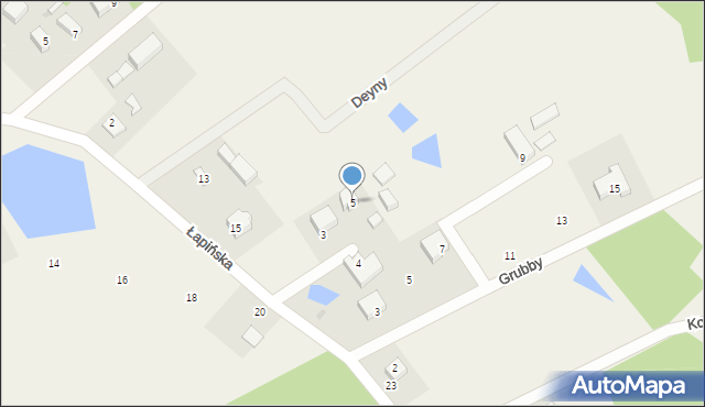 Skrzeszewo, Górskiego Kazimierza, 5, mapa Skrzeszewo