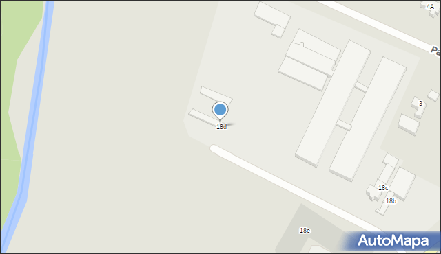 Skwierzyna, Gorzowska, 18d, mapa Skwierzyna