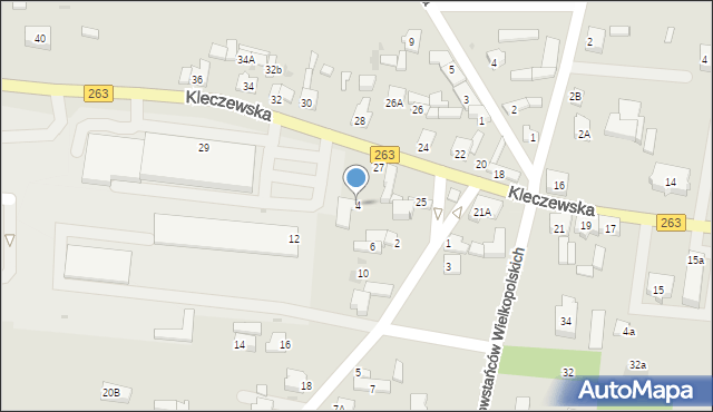 Ślesin, Gorańska, 4, mapa Ślesin