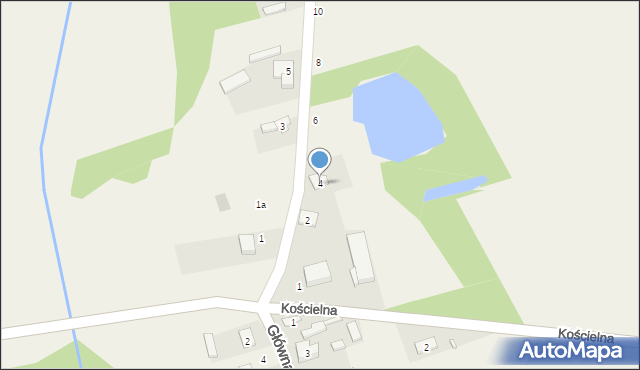 Słomków, Gościniec, 4, mapa Słomków