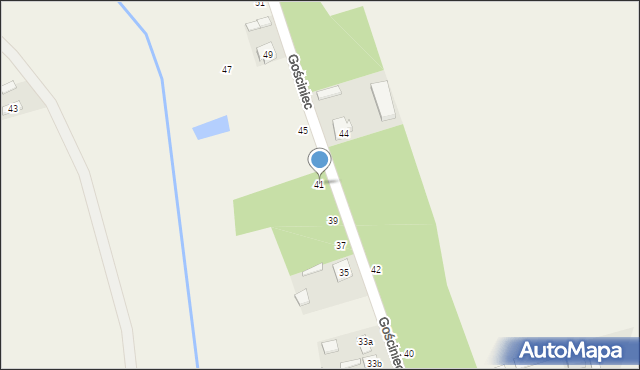 Słomków, Gościniec, 41, mapa Słomków