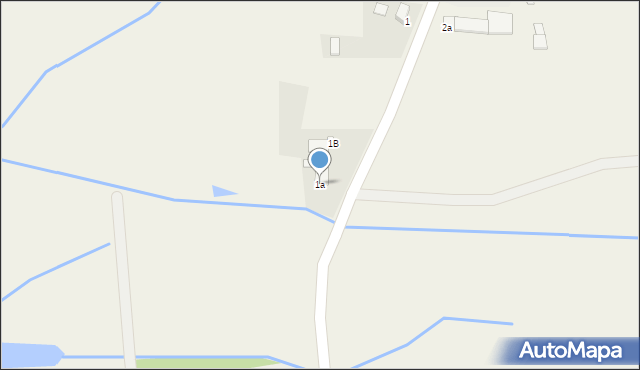 Smardy Górne, Górna, 1a, mapa Smardy Górne