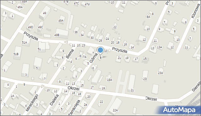 Sochaczew, Górna, 8, mapa Sochaczew