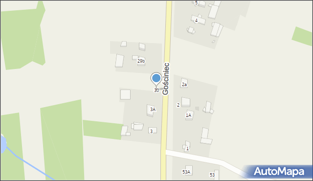 Sołtysy, Gościniec, 30, mapa Sołtysy