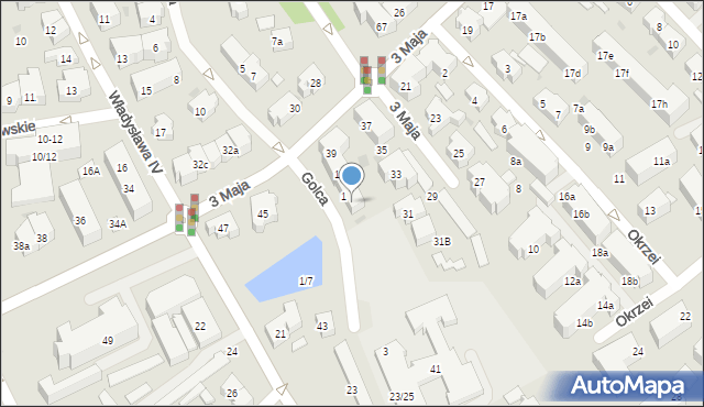 Sopot, Golca Józefa, 1B, mapa Sopotu