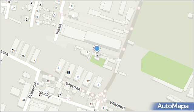 Sosnowiec, Gospodarcza, 2a, mapa Sosnowca