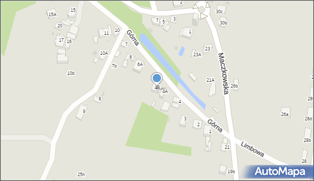 Sosnowiec, Górna, 5, mapa Sosnowca