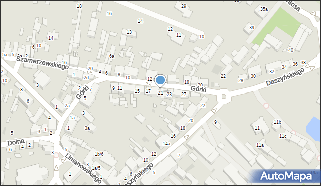 Środa Wielkopolska, Górki, 21, mapa Środa Wielkopolska