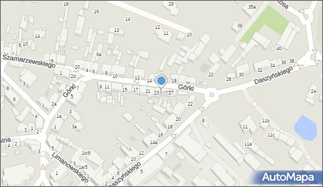 Środa Wielkopolska, Górki, 25, mapa Środa Wielkopolska