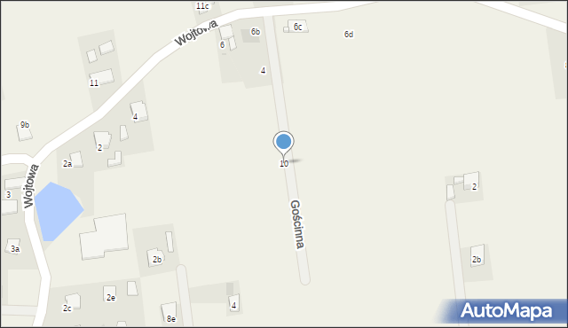 Stanica, Gościnna, 10, mapa Stanica