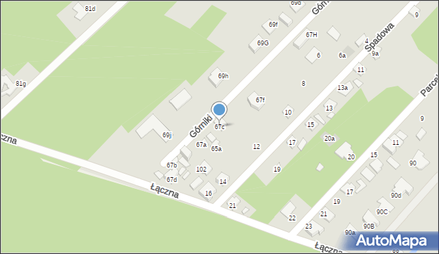 Starachowice, Górniki, 10, mapa Starachowic