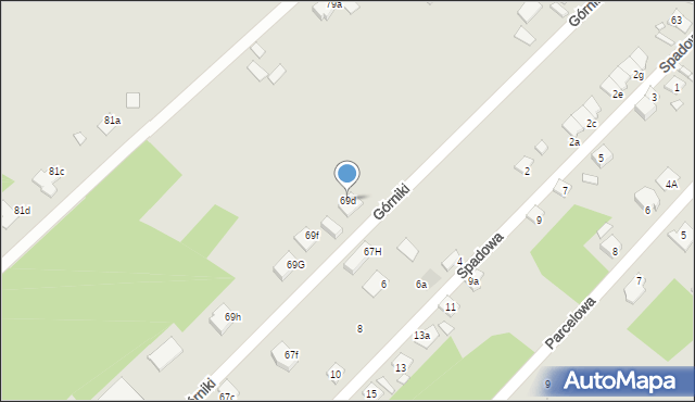 Starachowice, Górniki, 13, mapa Starachowic