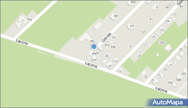 Starachowice, Górniki, 4, mapa Starachowic