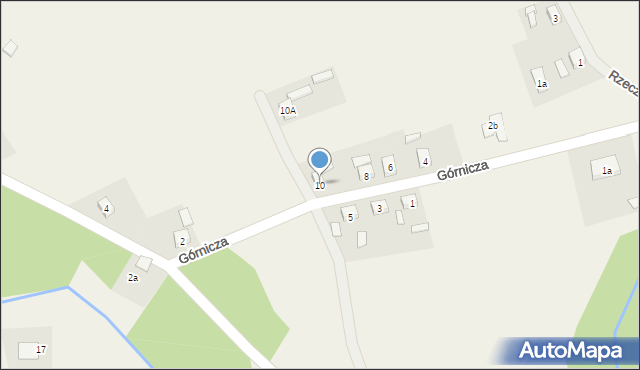 Stary Węgliniec, Górnicza, 10, mapa Stary Węgliniec