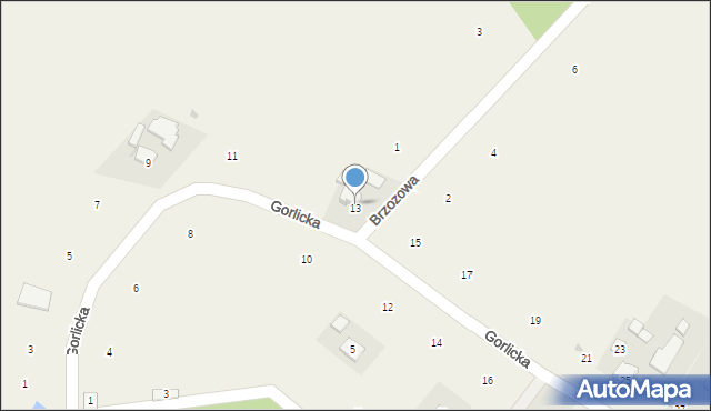 Staszkówka, Gorlicka, 13, mapa Staszkówka