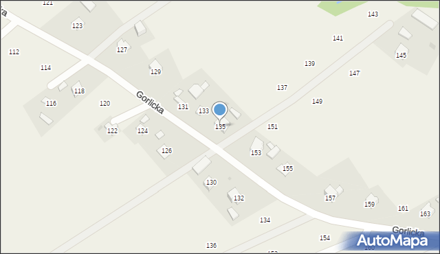 Staszkówka, Gorlicka, 135, mapa Staszkówka