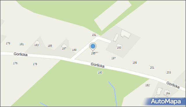 Staszkówka, Gorlicka, 195, mapa Staszkówka