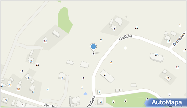 Staszkówka, Gorlicka, 5, mapa Staszkówka