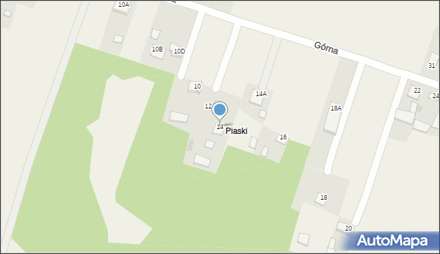 Strawczyn, Górna, 14, mapa Strawczyn