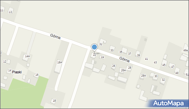 Strawczyn, Górna, 22, mapa Strawczyn