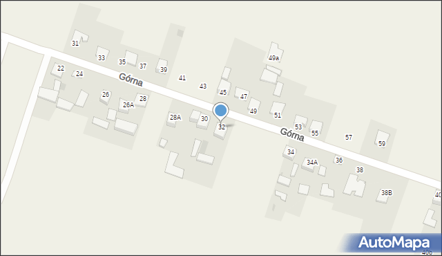 Strawczyn, Górna, 32, mapa Strawczyn