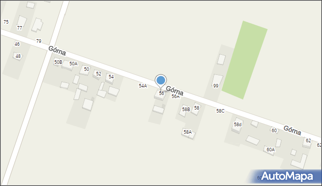Strawczyn, Górna, 56, mapa Strawczyn