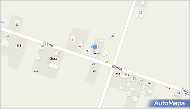Strawczyn, Górna, 77, mapa Strawczyn