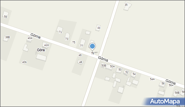 Strawczyn, Górna, 79, mapa Strawczyn