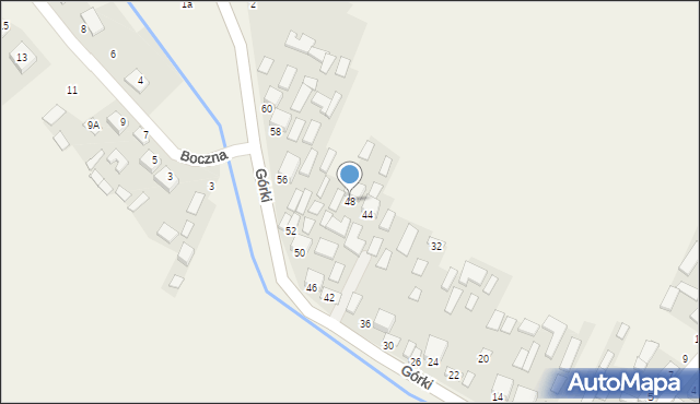 Strzegom, Górki, 48, mapa Strzegom