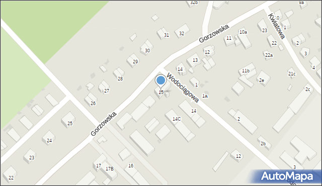 Strzelce Krajeńskie, Gorzowska, 15, mapa Strzelce Krajeńskie